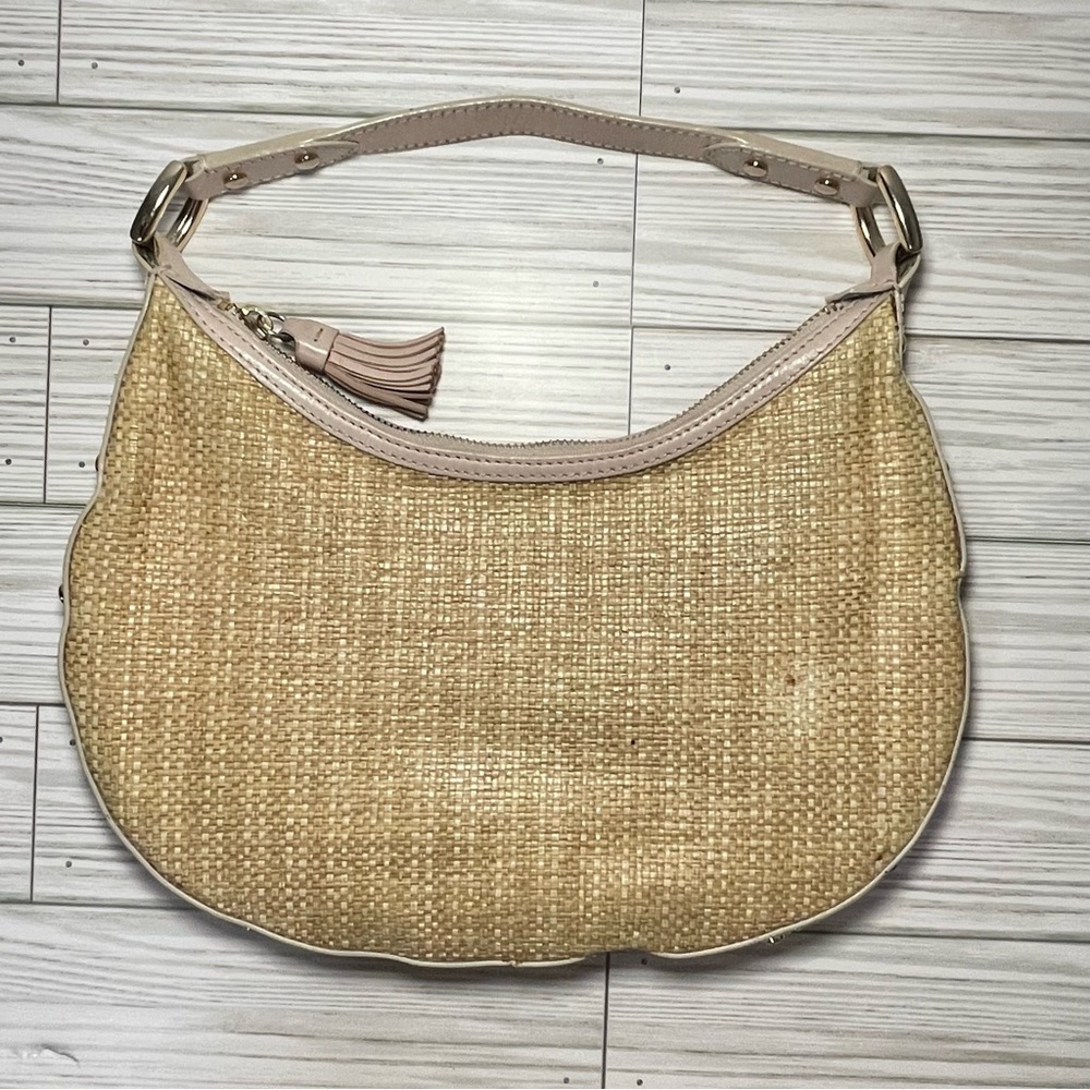Cole Haan Paige Straw hobo purse